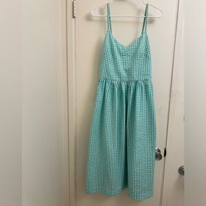 Emily & Fin Bree Mint Gingham Dress